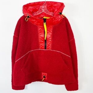 Canada Goose Red Hooded Sweatshirt